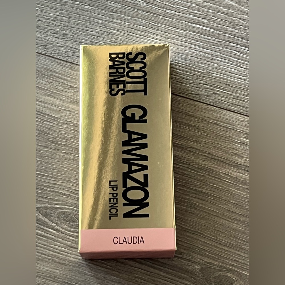 NWT Scott Barnes Glamazon Lip Pencil with Sharpener in Claudia (Pale Pink)